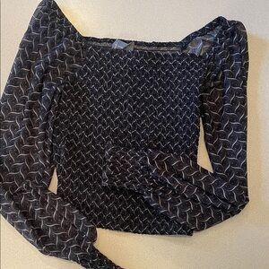 Anthropologie Elegant Black Women's Top